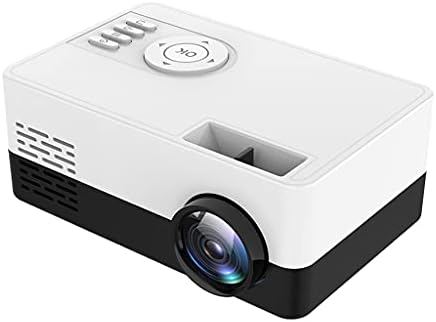 Проектор CXDTBH Инициативи, 320 * 240 пиксела, Поддържа 1080P USB Mini в прожектор, Домашен мултимедиен плейър, подарък за деца (Цвят: D)