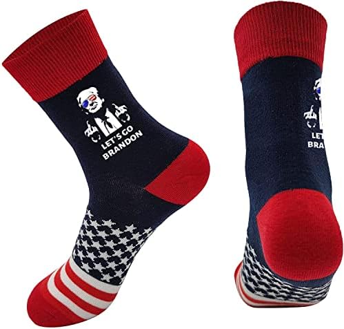 Чорапи Тръмп - Забавни Подарък Чорапи Унисекс, Новост, Президентски Чорапи 2024, Подаръчен Комплект чорапи MAGA