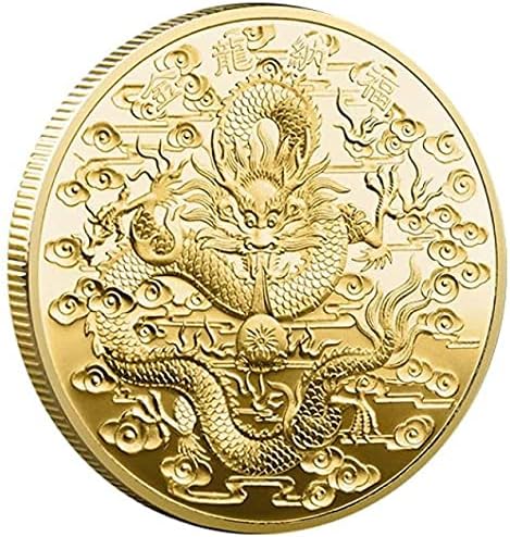 Антични Възпоменателна Монета SsangYong Златен Дракон Нафу Икона Монета, Медал Реплика Колекция От Ръчно Изработени Сувенири, Украса