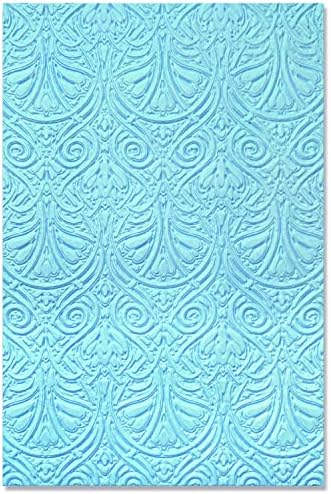 Папка за релеф 3D-Текстурирани Препечатки Sizzix в стил барок, 664529, Един размер, Многоцветен