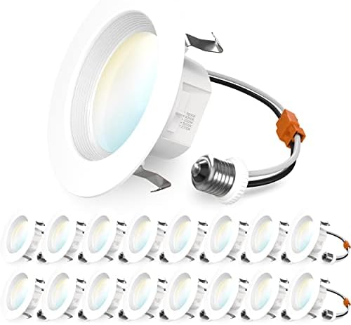 Встраиваемое led осветление Sunco 4 инча, 16 комплекти за избор, срок на служба 2700 K / 3000 До / 3500 До / 4000 До / От 5000 До,