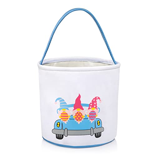 Великден кошница за деца, чанта с великден заек, великденски декорации (син динозавър)
