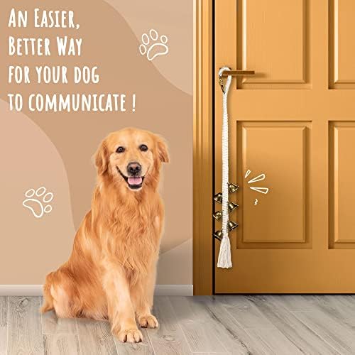 YotoTable Dog Doorbell - Висящи Врати Свирки за кучета и Кученца, Чешки Кученце Камбанка за Приучения към гърне (bellflower приучения на кучето към изхода на улицата)
