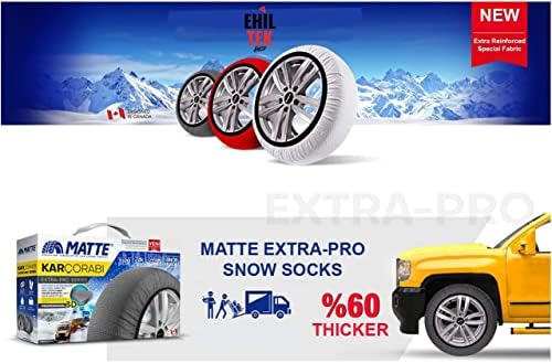 Зимни чорапи за автомобилни гуми Премиум-клас с Текстилни вериги за сняг серия ExtraPro за Bentley (XX-Large)