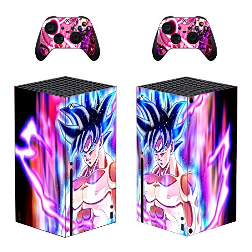 Етикети Dragon Ball, ваденки за X-box-One-Series X Защитно фолио за капака, Здрав, Пълен Комплект Защитно предната Конзола от KAJAL