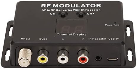 DAUERHAFT AV-Радиочестотни ТЕЛЕВИЗИОНЕН модулатор, Мини-Радиочестотни Модулатор, Дизайн на печатна платка, Професионален USB-Порт, 21 Канал за DVD декодер