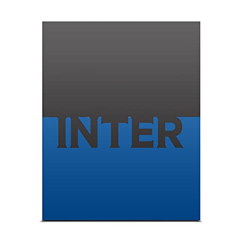 Дизайн на своята практика за главата, Официално Лицензиран Inter Milan, Синьо и черно, Vinyl Стикер с пълна Логото, Детска Стикер на кожата, която е Съвместима с конзолата Xbo