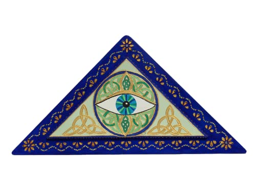 Триъгълен Стенни картина с изображение на Mati в Назара кельтском кръг, Короната Врати-Талисман-Пазител, Художествена живопис Уроки