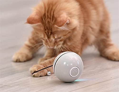 JINYAWEI Електрически Играчки топка за котки, Интерактивна зареждане чрез USB, Автоматично Завъртане, Катящаяся играчка за котки,