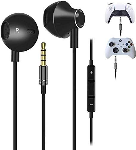Слот за слушалки S & H 3,5 мм за PS4, PS5, нов Xbox One, мобилни телефони, компютри, преносими КОМПЮТРИ, Слушалки с фиксирани стереофоническими