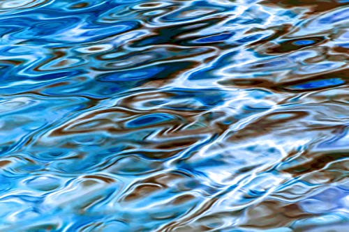 Течна Вода на Снимки Без Рамки Спа Арт Съвременната Абстрактна Фотография Син Декор на Стените на Банята Релаксираща Zen Разпечатки