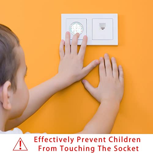 Капачки за контакти LAIYUHUA За защита от деца на 24 Опаковка Устойчива на електрическа вилици | Пластмасови капачки за контакти за безопасност на деца | Лесна инсталаци