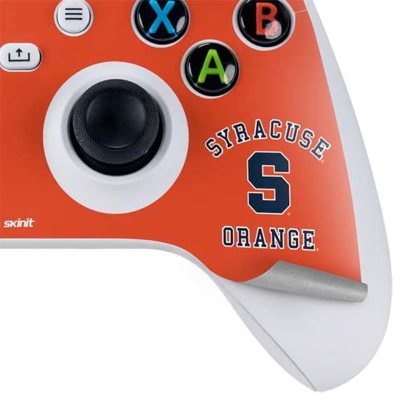 Игри кожата Skinit Decal, Съвместим с конзола Xbox серия S + контролер - Официално Лицензиран дизайн Orange Syracuse