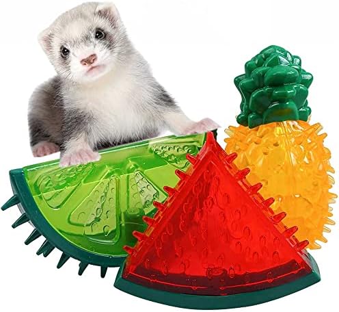 HAICHEN TEC 3 опаковки на Охлаждащи Дъвчащи играчки за пор, Играчка за никнене на млечни зъби във формата на Замразени плодове за Пор, Издръжливи, Устойчиви на Укусам Лет?