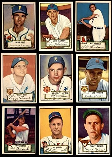 1952 Topps Бейзболен Стартов пакет от 50 картички/Лот (Бейзболен набиране) VG+