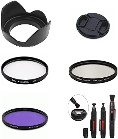 SR11 72 мм Камера Комплект сенник за обектив Обектив Покриване на UV CPL FLD Филтър Четка е Съвместим с Nikon ZFC Z50 Z5 Z6 Z7 Z6