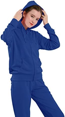 Женски спортен костюм LeeHanTon, Комплекти от 2 теми, Облекла За Бягане, Топло Hoody с цип и Панталони, Спортно облекло