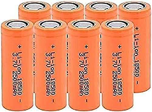 TPARIS литиеви батерии тип аа продължително действие на 3,7 В 185002500 литиеви батерии, за да направите резервно копие на powerbackuprctoycar18500литиевые батерии, 6 бр.