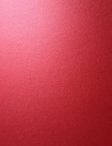 Хартия, картон Jupiter Red Stardream с метално покритие - 8.5 X 11 инча - 105 Кг / 284 Гориво. Корица - 25 Листа От склада, Cardstock