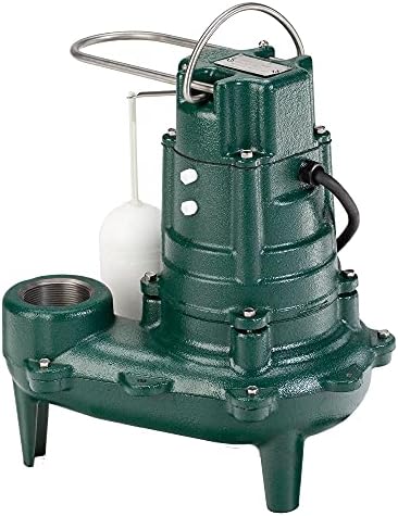 Възвратна помпа Zoeller Waste-Mate 267-0006, 1/2 с. л. Автоматично – Мощната потопяема помпа за пречистване на отпадъчни води, канализацията или на дехидратация - в комплект 25-кра