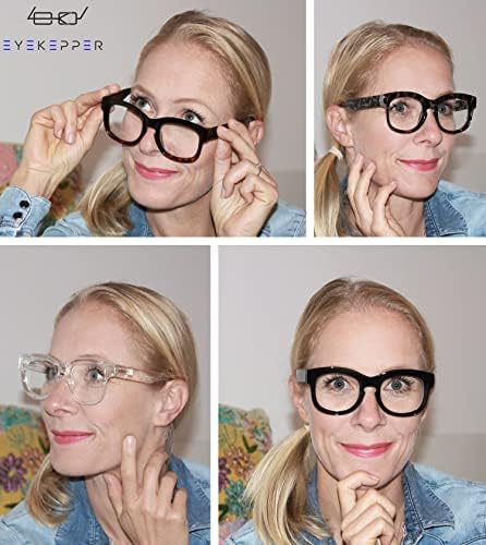 Eyekepper Спестете 10% на 4 опаковки женски очила за четене в голям размер, и 4 опаковки ридеров с дизайн на Котешко око +1,50