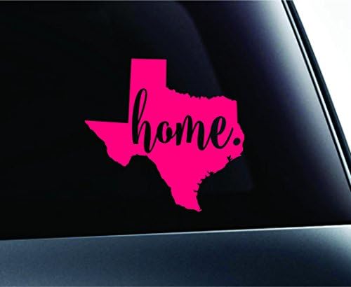 3 Начало на Стикер с символ на щата Тексас-Остин, Стикер на Прозореца на Колата, Камион, Компютър, Лаптоп (Бял)