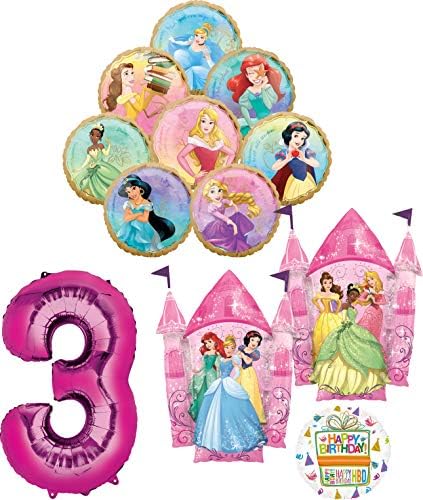 Принцеса Вечерни Аксесоари на 3-тия Рожден Ден на Букет от Балони, Декорация с 8 Принцеси
