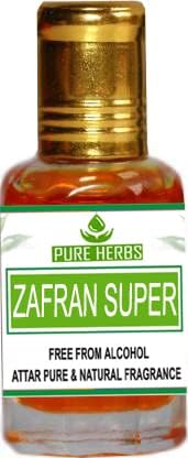 ZAFRAN Super Attar от чисти билки, без съдържание на алкохол за мъже, подходящ за специални случаи, партита и ежедневна употреба