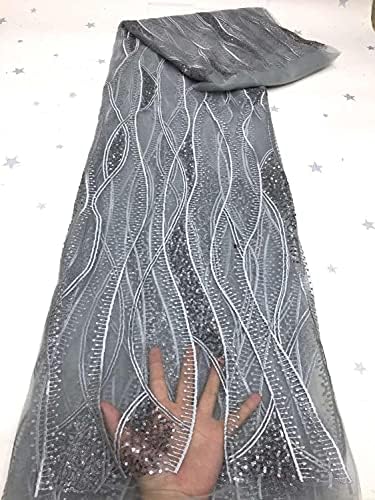 Бродерия с пайети SELCRAFT, френски тюл, мрежа, пайети, африканска плат, бельо вечерна рокля в нигерия стил, плат за вечерна рокля