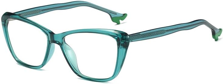 Очила за четене RESVIO за жени и мъже с кутия пролетта Панти, Ръчно изработени, Правоъгълни Очила за четене в пълна Рамка, Прозрачни Зелени