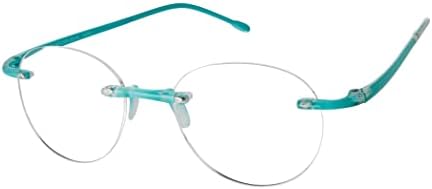 Кръгли очила за четене Scojo New York Gels, Ультралегкие очила за четене без рамки, за жени и за мъже