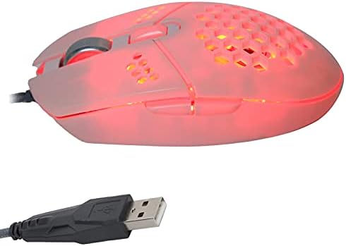 Детска Мишка с RGB Подсветка, Жичен Детска Мишката, 4 Степени на Регулиране DPI,Кабелна Външно устройство за лаптоп с Охлаждащ вентилатор,за