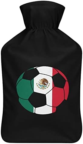 Мексикански Футболен Плюшена Чанта за Впръскване на Вода Гума Чанта за Топла Вода, За Преносима Бутилка за Гореща Вода, Топла вода сак За Ръце И Крака