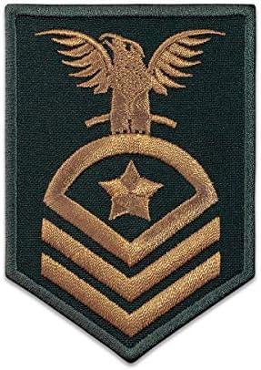 Знак за отличие Военно-тактически ранг на Военно-Морския флот на Съединените Щати, Нашивка с бродирани Шевроном, Желязо Нашивка