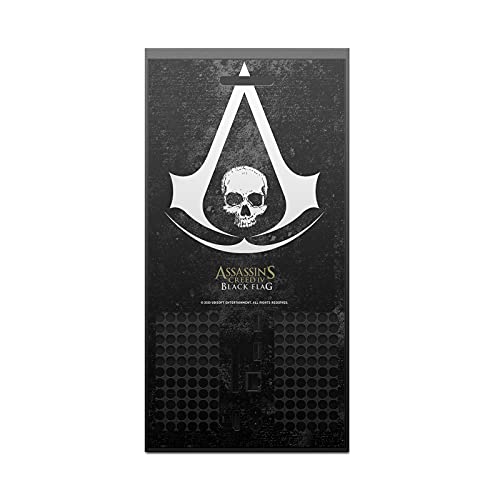 Дизайн на своята практика за главата Официално Лицензиран Assassin ' s Creed Гръндж Черен Флаг Лога Vinyl Стикер Детска Кожа Калъф е Съвместим с конзола Xbox Series X