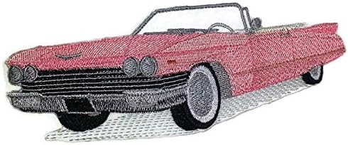 Колекция от класически автомобили [Кабриолет Cadillac 1960 г. съобщение] [История на американски автомобили в бродерия] Нашивка