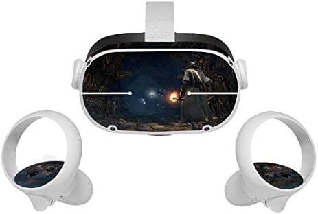 Кървава Касапин видео игра Oculus Quest 2 на Кожата VR 2 Кожи Слушалки и Контролери Стикер, Защитен Стикер Аксесоари