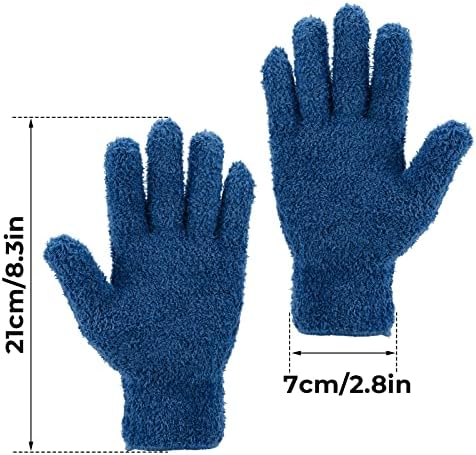 Grevosea 2 Чифта Ръкавици За почистване От прах, Ръкавици За почистване от Микрофибър, Миещи Ръкавици за почистване От прах, Ръкавици