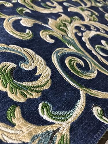 Decora Furnitures Цветен модел под формата на спирала от лоза Луксозна и Величествена Жаккардовая тъкани от Шенилна за тапицерията