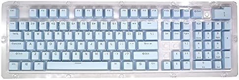 HUIOP 104 Клавиша два цвята Комплект капачки за ключове от PBT за леене под налягане OEM Профил за Механична клавиатура Светло Синьо