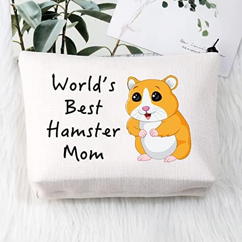 BDPWSS Косметичка за хамстер най-Добрата в света За майките-Хамстер Подарък за баба Хамстери Подарък за мама-хамстер (най-добрата
