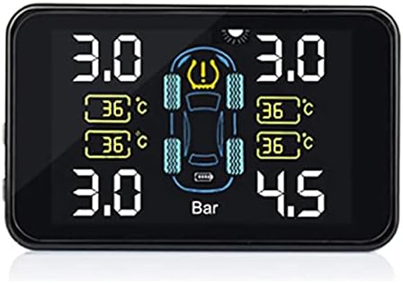 XWWDP ГУМИТЕ Автомобилна Система за контрол на налягането в гумите Слънчевата Енергия Цифров LCD дисплей Автоматична алармена Система