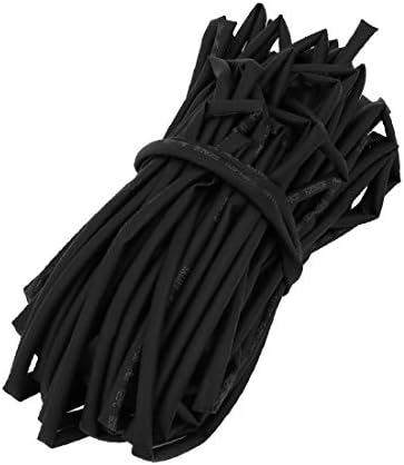 Свиване тръба X-DREE с метална намотка, Кабелен ръкав с дължина 15 метра, вътрешен диаметър 3 мм, черен (Manicotto per cavo avvolgicavo