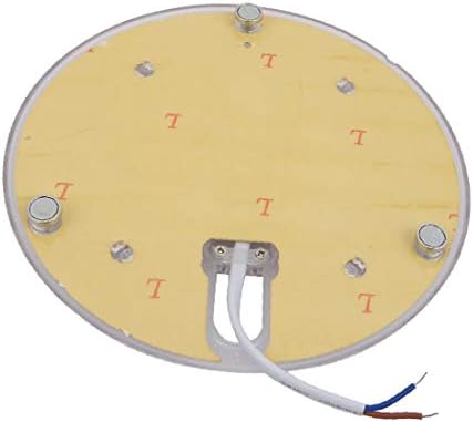 X-DREE 3 бр. AC185-265V 24 Watt led лампа с кръгла форма, вентилатор на оптични лещи 48 led 4000 (3 бр. AC185-265-V 24 Watt led