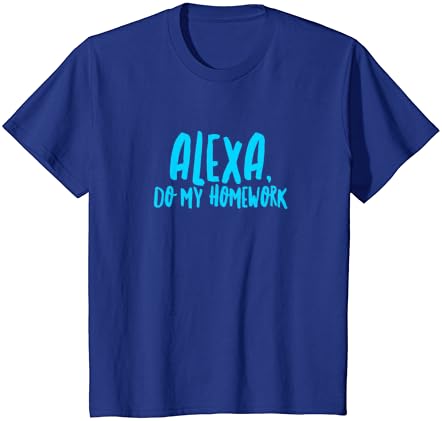Алекса Направи Ми Домашното Забавен Виц Детска Младежка Тениска