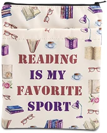 PLITI за любителите на четене, Книгата ръкав, Подарък за Фен на книги, Подарък библиотекар, четене-моят любим Спортен Калъф за книги