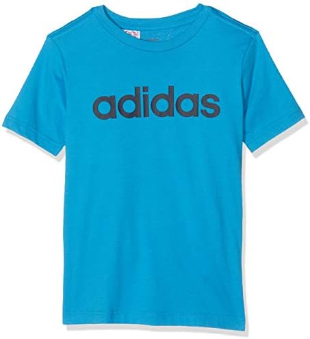 Тениска adidas за момчета, тениска с логото на Предмети от първа необходимост за джогинг, Линейни Спортни Детски DV1814, Новост