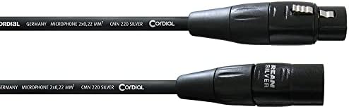 Кабел за балансирано микрофон CORDIAL Essentials XLR - XLR Жена - XLR Мъжки, 16 Фута, Микрофон, кабел