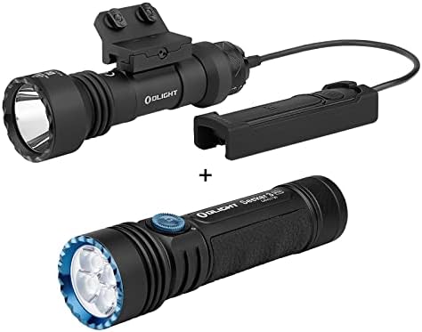 Тактически фенер OLIGHT Javelot Tac M 1000 Лумена В комплект с ультраярким прожектором Seeker 3 Pro 4200 Лумена