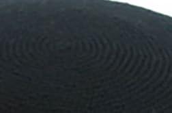 Шапчица Judaica Place Черен цвят тънка тел (Серуга) (24 см, без дупки)